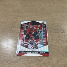 2023 UD Tim Hortons Legends GERALDINE HEANEY Trendsetters Team Canada T-15