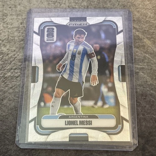 LIONEL MESSI 2026 Prizm FIFA World Cup World Cup Silver Wave Argentina #10