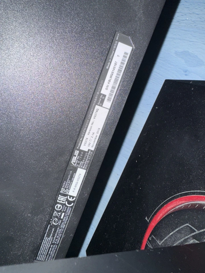 ASUS VG279Q 27" Breitbild IPS LED Gaming Monitor - Schwarz (90LM04G0-B01370) - Bild 2 von 2