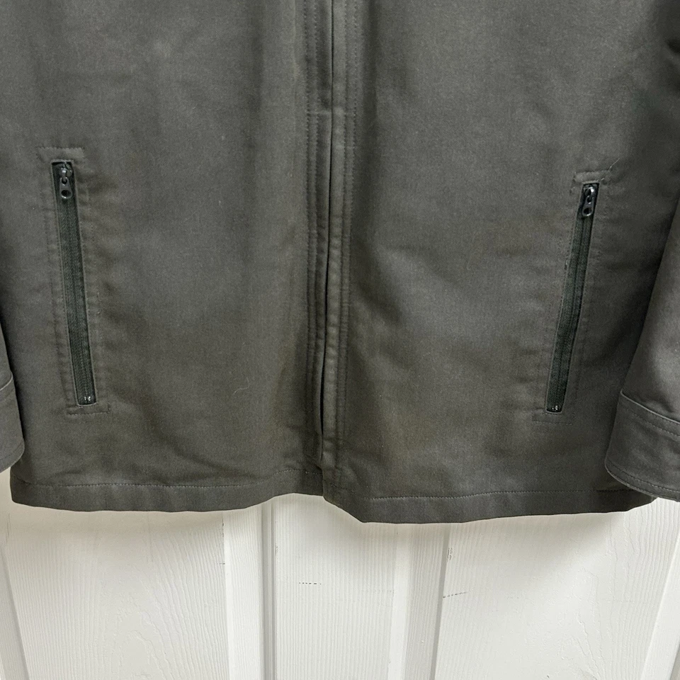 Tilley Endurables Mens M Full Zip Jacket Pockets Work Outdoors Utility Workwear - Image 3 of 4