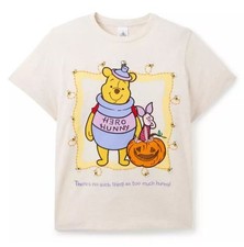 Disney Parks Winnie the Pooh and Piglet Halloween T-Shirt for Women NWT LARGE