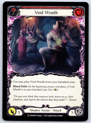FAB - Void Wraith (Red) - MON209 - Unlimited Edition Normal - LP