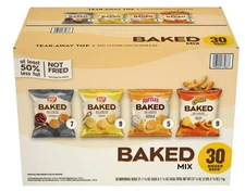 Frito-Lay Baked Snacks Variety Pack Mix Cube, Cheetos, Lays, Ruffles (30 Count)