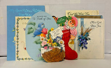 Lot of 5 Vintage Hallmark Cards New Old Stock 7.50'' x 5.25''- 4.50'' x 3''