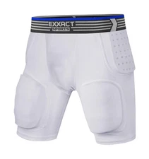 Exxact Sports Rebel 5-Pad Youth Football Girdle with Cup Pocket, Lightweight ...