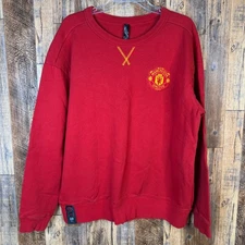 Manchester United Adidas 2021 Soccer Training Sweater Pullover Men's Size L