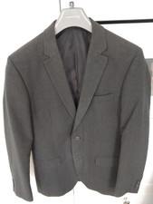 Mens Grey 2 Piece Suit, 38inch Chest, 24inch Waist, Thomas Nash