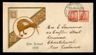 DR WHO 1938 NEW ZEALAND FDC KGVI PAIR TIMARU R78668