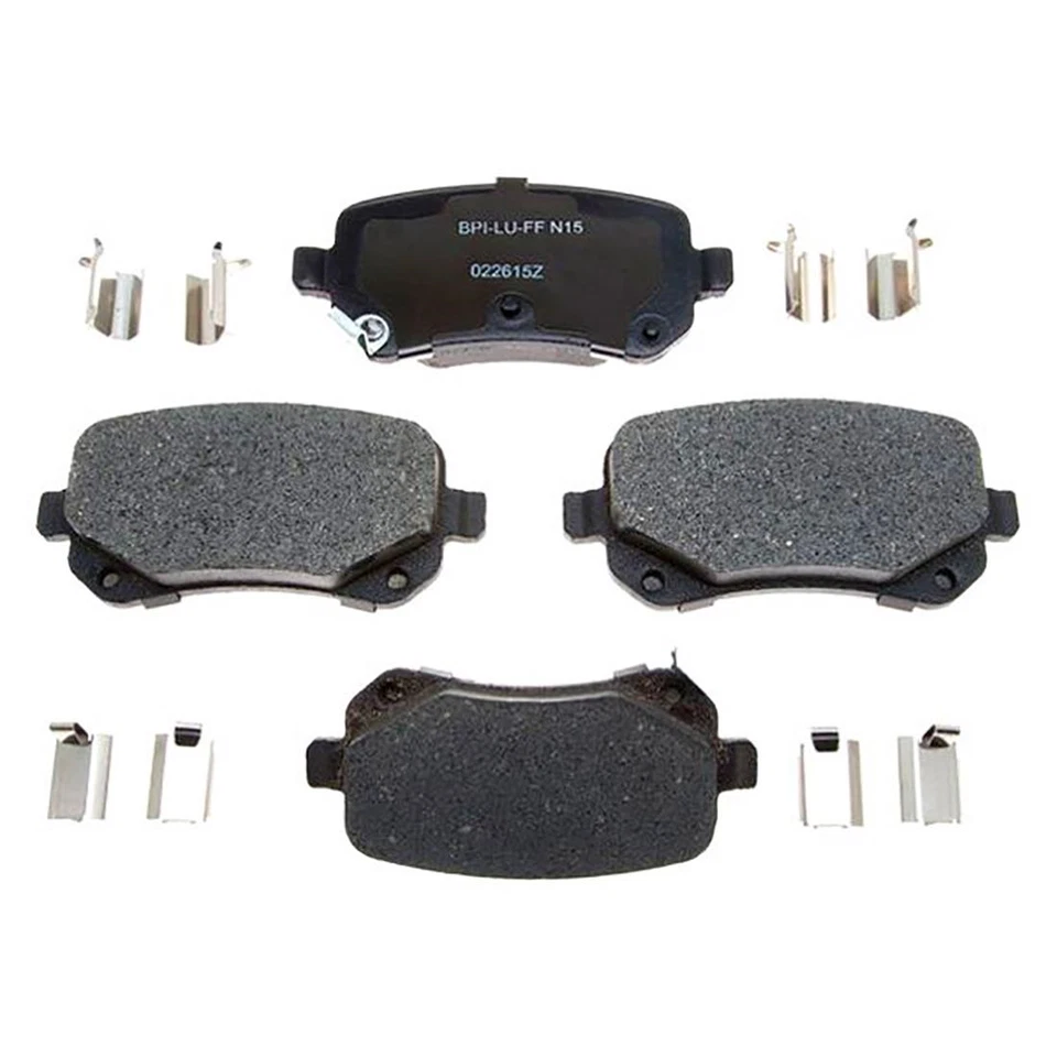 Rotores de freno delanteros traseros y pastillas de freno de cerámica para Chrysler Town & Country 2011 Foto 3 de 4