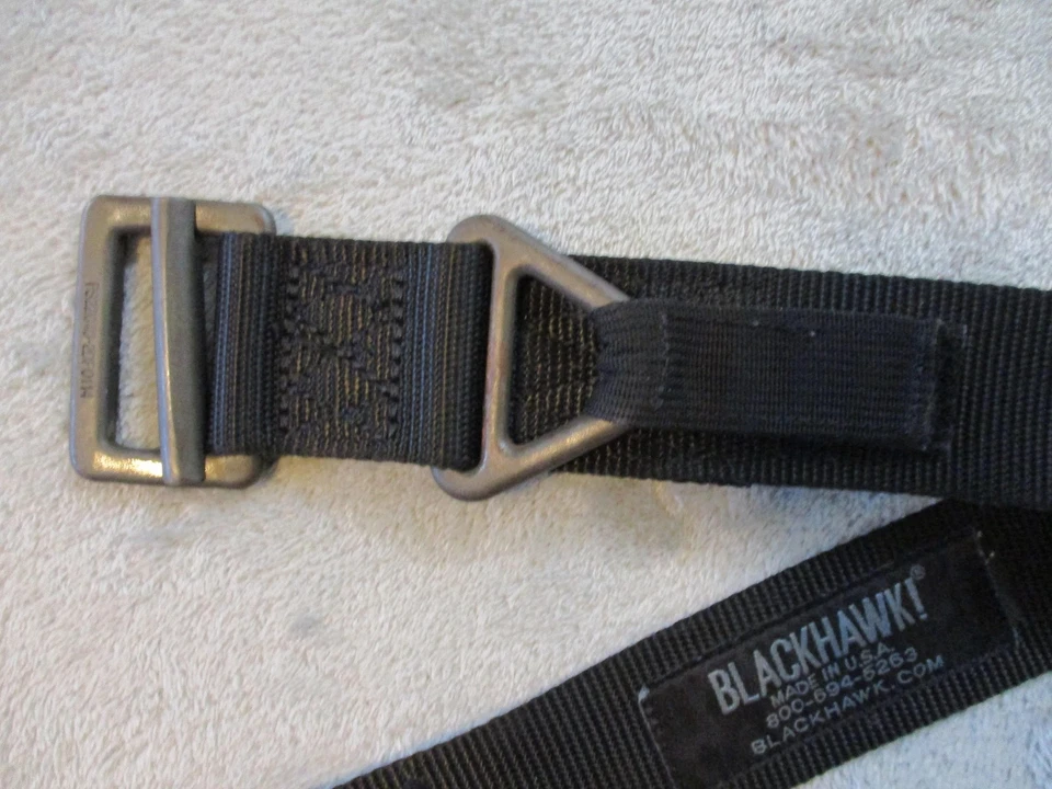 BLACKHAWK! Пояс CQB Riggers мужской маленький черный нейлон D-кольцо сделано в США тактический - Изображение 3 из 4