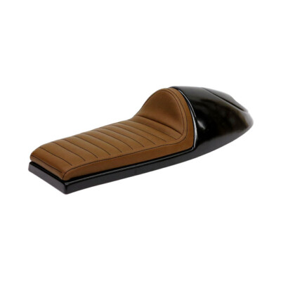 C-Racer universal Long Classic B Cafe Racer seat dark brown