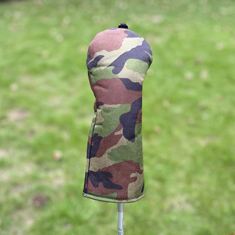 Golf club head cover, classic camouflage golf course, wooden hybrid pole 135UT- - Image 3 of 4