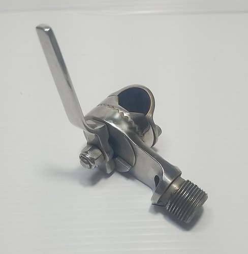 Marine VHF • GPS Antenna Mount 》316 Stainless - Adjustable Ratchet Rail Mount - Picture 2 of 5