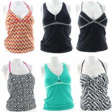 Speedo Women's Active Performance Swimsuit Tankini Swim Top