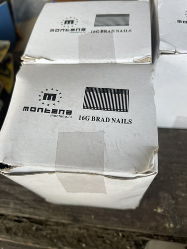 16 Sprache gerade Brad Nägel x 50 mm Länge 2000 Box - von Montana - Bild 2 von 6