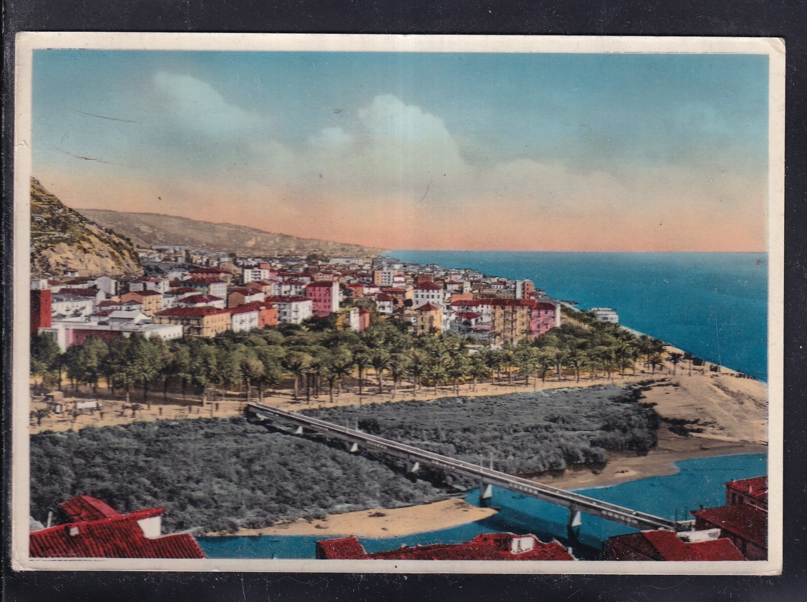 Cartolina Ventimiglia Vista dalla Città Vecchia GA939