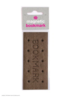 Brainbox Candy Bourbon Biscuit magnetic bookmark cheap gift funny present joke