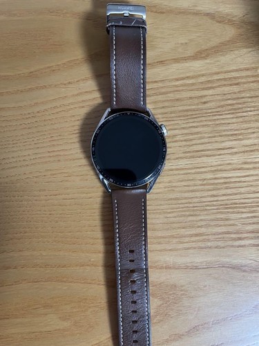 Huawei Watch GT 3 46mm Smartwatch Brown Leather Strap GPS Bluetooth Japan - 第 4/10 張圖片