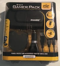 Dreamgear 9 in 1 Gamer Pack for Sony PSP 3000 + 2000 NEW IN PACKAGE