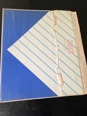 Vintage 1990s Mead Trapper Keeper Notebook Binder Geometric Design 2 Folders