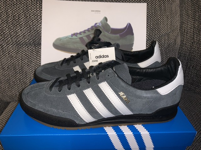 adidas jeans carbon grey size 9