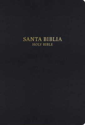 RVR 1960/KJV Biblia BilingÃ¼e Letra Grande, negro imitaciÃ³n piel (Spanis - GOOD