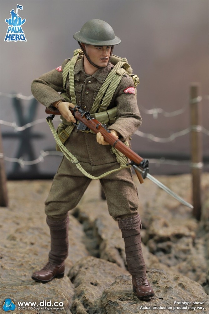 1/12 DID XB80028 WWI British Infantry Action Figure | eBay