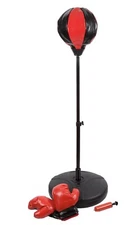 Hey! Play! Freestanding Adjustable Speed Punching Bag New