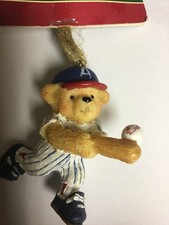 Christmas. Ornament Bear In Basball Ornament