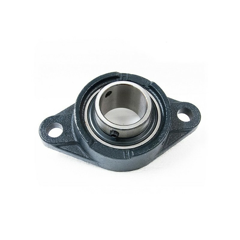 Palier UCFL 305 anti-vibration à bride ovale pour alignement automatique d'axe