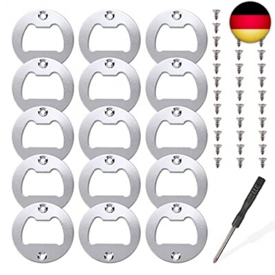 15 Sets Edelstahl Flaschenöffner Einsätze Hardware, MaehSab Metalleinsatz Teile