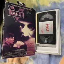 RARE Vintage 1984 Betamax Beta NOT VHS George Orwell John Hurt Richard Burton