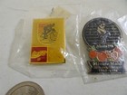 3 Vintage Coca Cola Olympic pinch back pins Cycling 1992 1996 Minute Maid NIP — photo 2