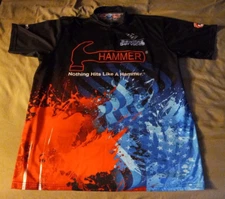 Hammer Logo Infusion Shirt  Mens 3XL w/ 1/4 zipper Made in the USA - Thompson