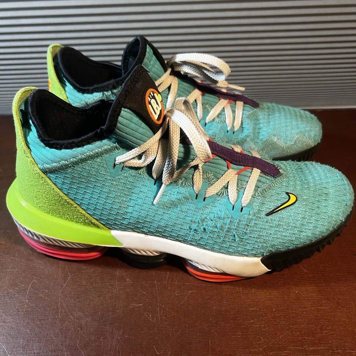 美品！Nike Lebron 16 Low ‪Air Max Trainer 2 Nike Lebron XVI 16 Low Air Max Trainer 2 Hyper Jade Green