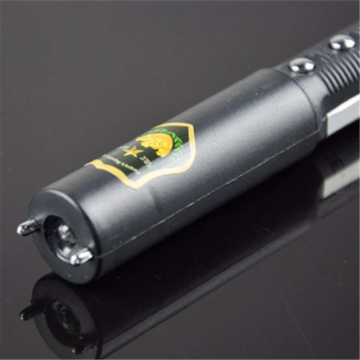 Mini Self Defense Electric Shocker Rechargeable Led Flashlight Key Chain Prank - Picture 5 of 6