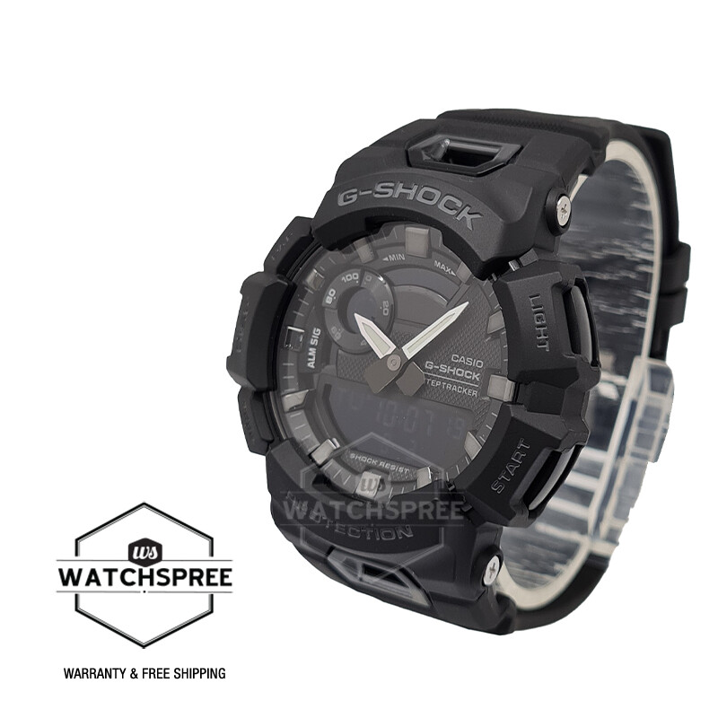Casio G-Shock G-SQUAD Bluetooth® Black Resin Band Watch GBA-900-1A
