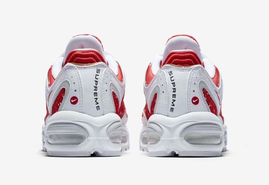 Size 11 - Supreme x Nike Air Max Tailwind 4 University Red for