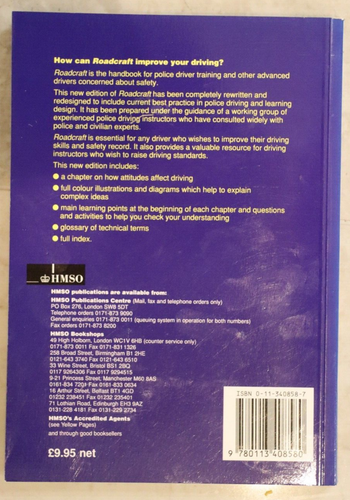 Roadcraft - The Police Drivers Handbook. 1994 Edition. Remarkably good condition - Picture 3 of 3