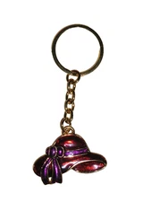 Red Hat-titude  - Floppy Hat with Bow  - Key Chain for Society Ladies New