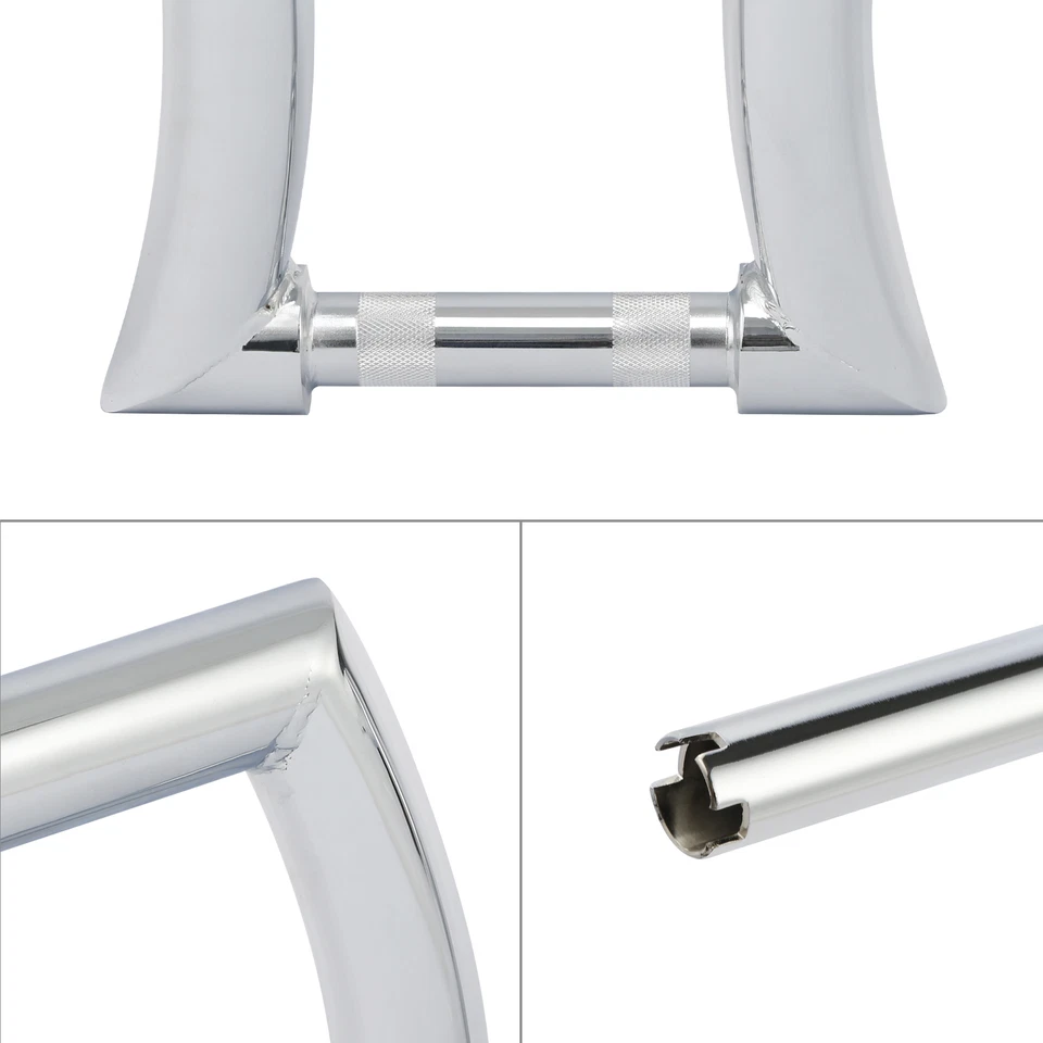 Manillar de suspensión Ape cromado 14" elevación 2" apto para Harley Softail Heritage Classic Foto 3 de 4