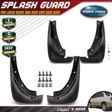 4x Front & Rear Mud Flaps/Splash Guards for Lexus RX300 1999-2003 Sport Utility