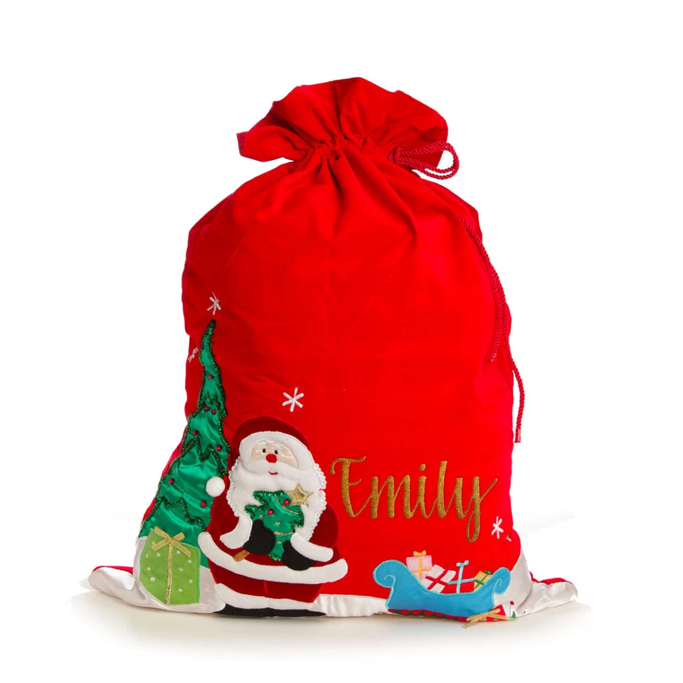 Personalised Deluxe Velvet Sack