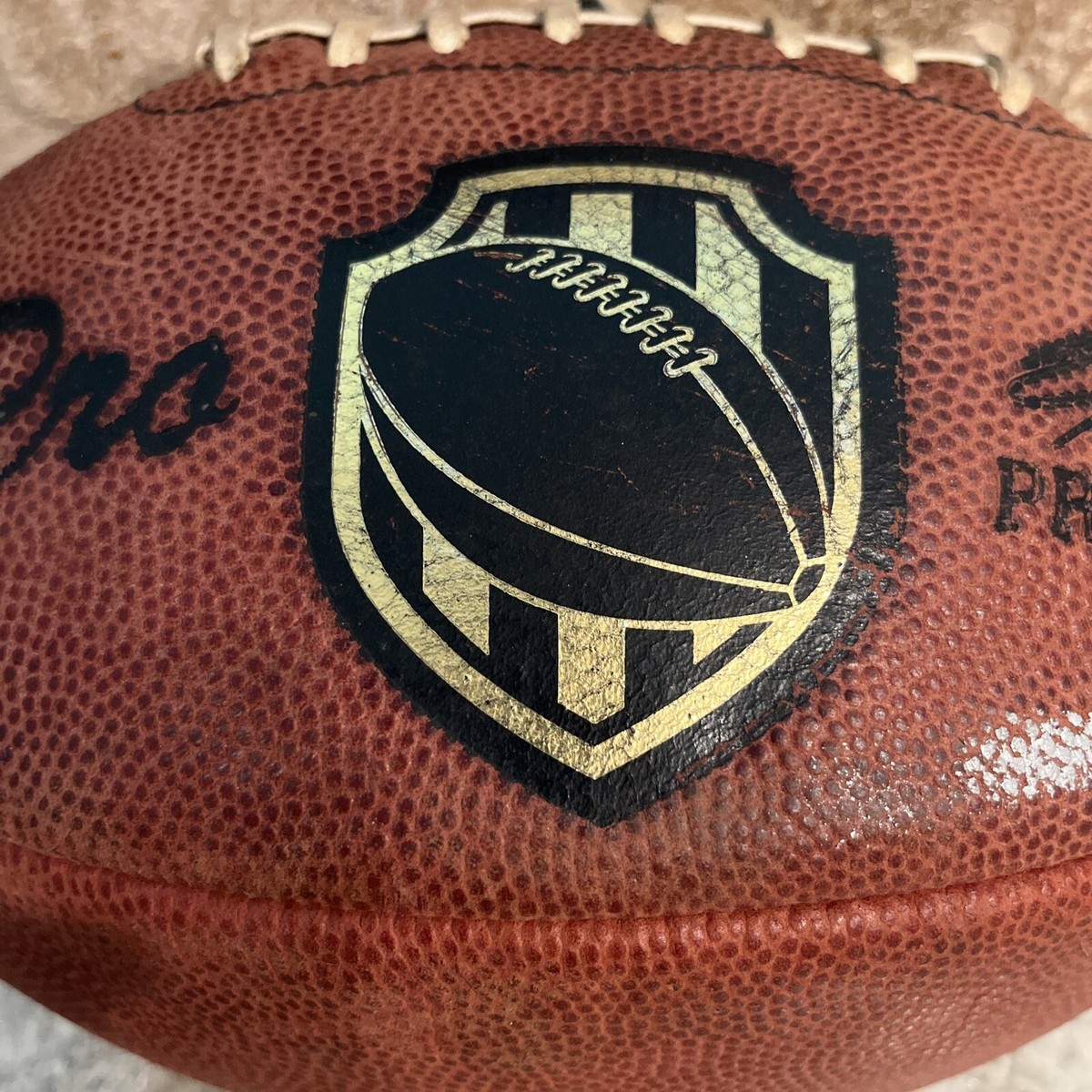 Rebond Ballon de football Vintage 1930 marron T5 pas cher