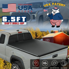 6.56.7ft Soft Roll-up Tonneau Cover Truck Bed For 2022-2026 Toyota Tundra