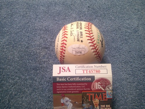 HALL OF FAMER DUKE SNIDER SIGNED OFFICIAL NATIONAL LEAGUE BASEBALL JSA COA - Picture 6 of 6