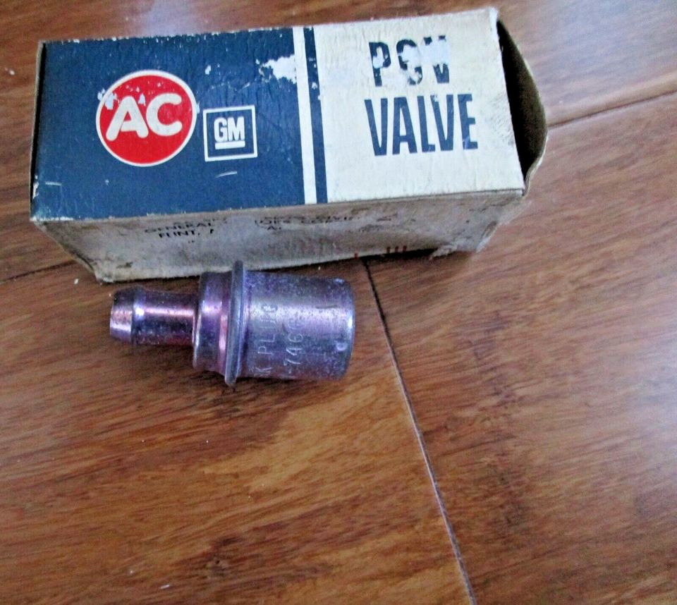GM NOS AC Delco CV746C PCV Valve Big Block Corvette Z28 Purple 6484525