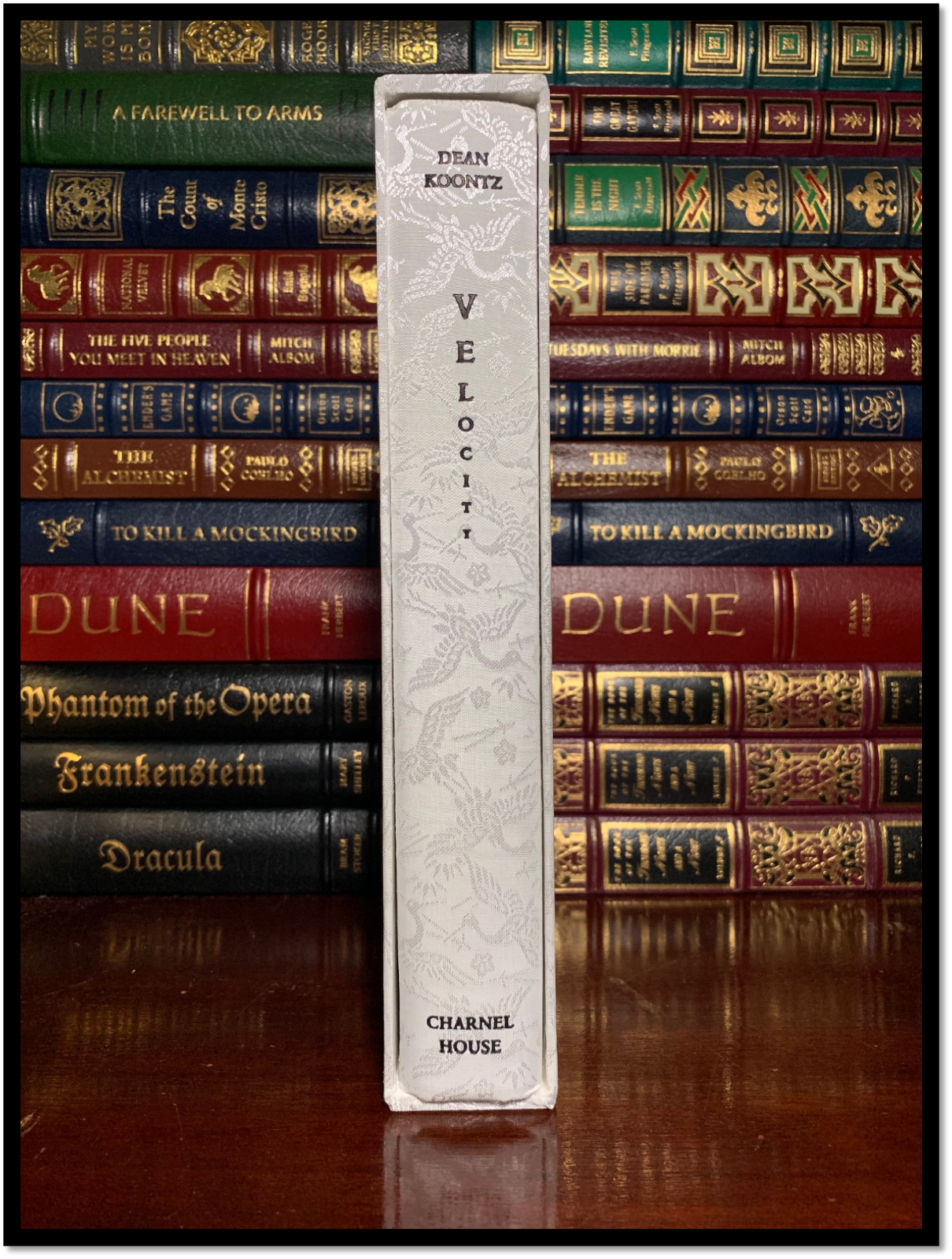 Velocity Signed By Dean Koontz Charnel House Limited Edition Hardback 1 300 Ebay