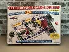 Electronic Snap Circuits By Elenco, SC-300 Electronics Kit Projects