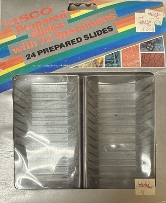 Prepared Glass Specimen Slides, Edu-Science & Tasco